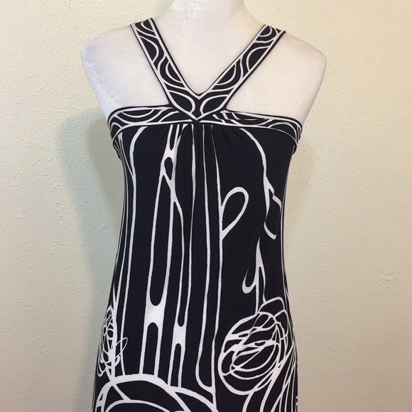 BCBG Black and White Capri Mini Dress - Picture 2 of 8